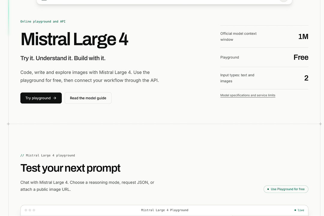Mistral Large 4