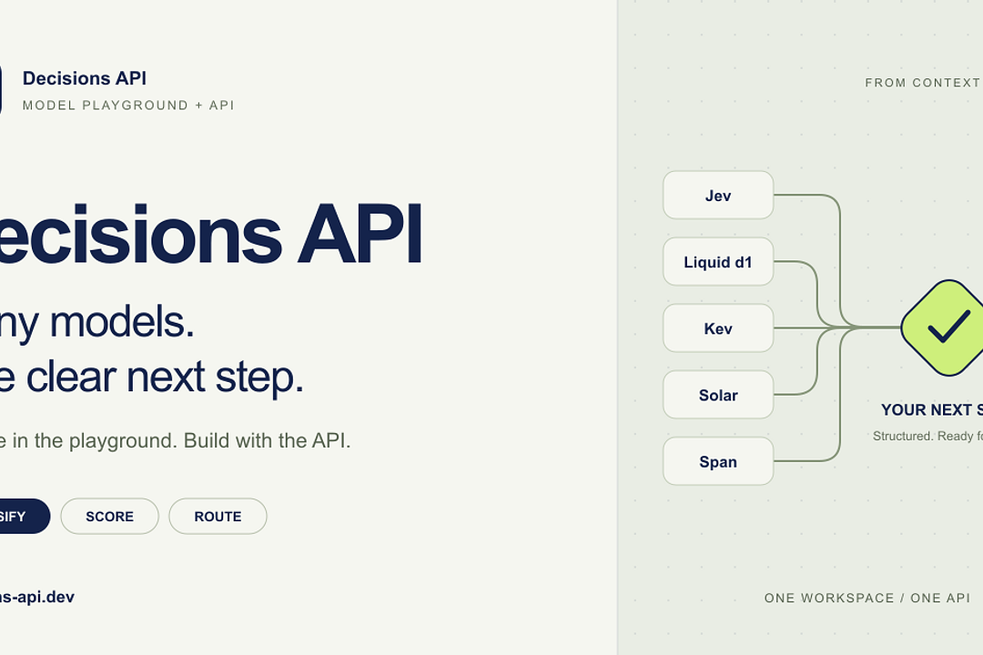 Decisions API
