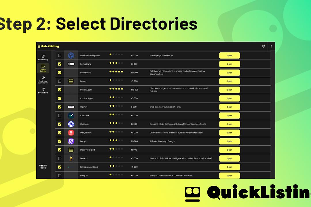 Quicklisting