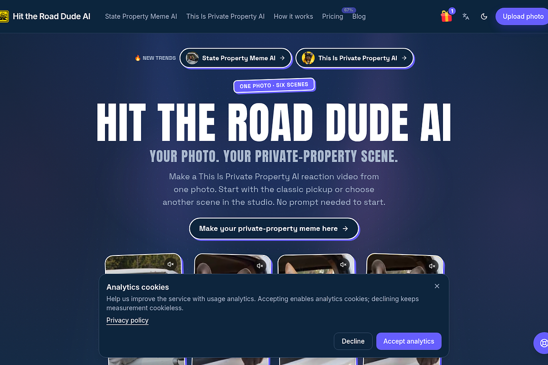 Hit the Road Dude AI