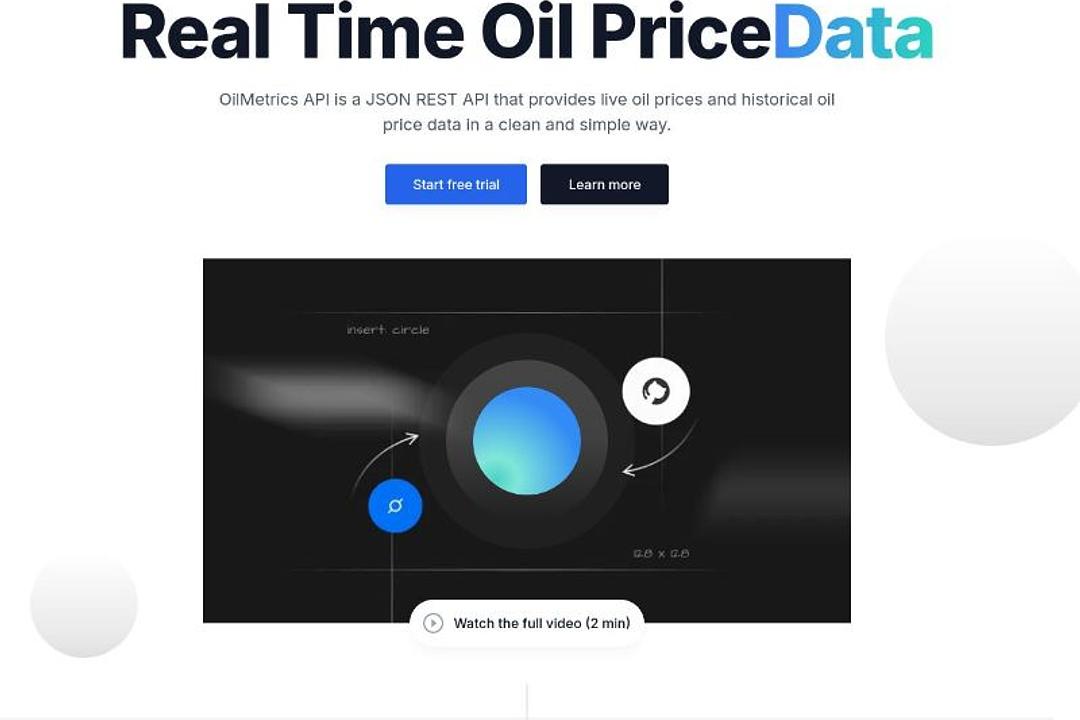 Oil Metrics API